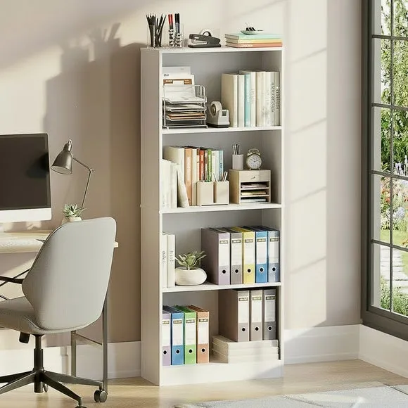 Cambridge 4-Tier Large Bookcase - White product