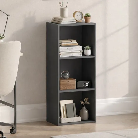 Oxford 3-Tier Cube Bookcase - Grey product