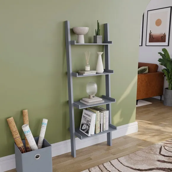 York 4-Tier Ladder Bookcase - Grey product