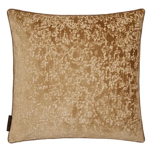 Atlas Square Cushion - Gold, Velvet alternate view