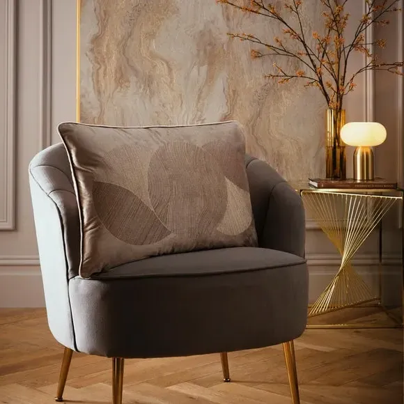 Venus Desire Rectangle Cushion - Mink, Velvet product