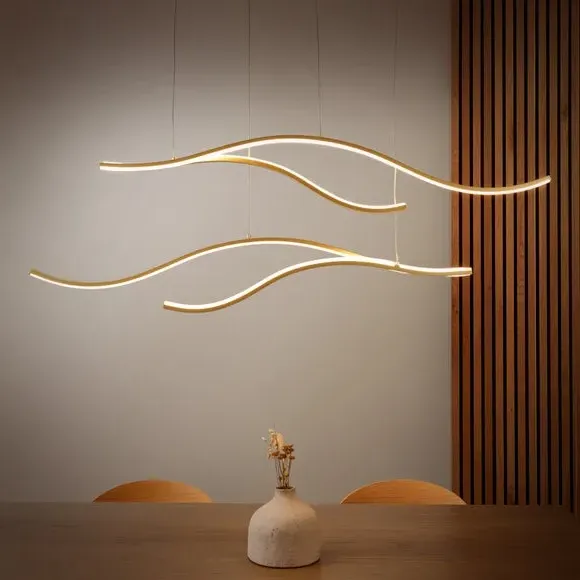 Philomena Adjustable Diner Ceiling Light Dimmable - Gold alternate view
