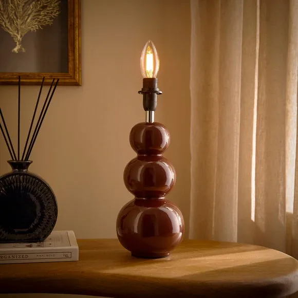 Brielle Table Lamp Base - Mulberry, Ceramic alternate view