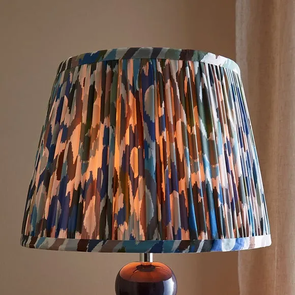 Emelie Pleated Lamp Shade - Blue, Polyester alternate view
