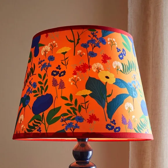 Gwyn Tapered Lamp Shade - Orange, Polyester alternate view