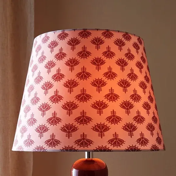Louisa Tapered Lamp Shade - Pink, Polyester alternate view