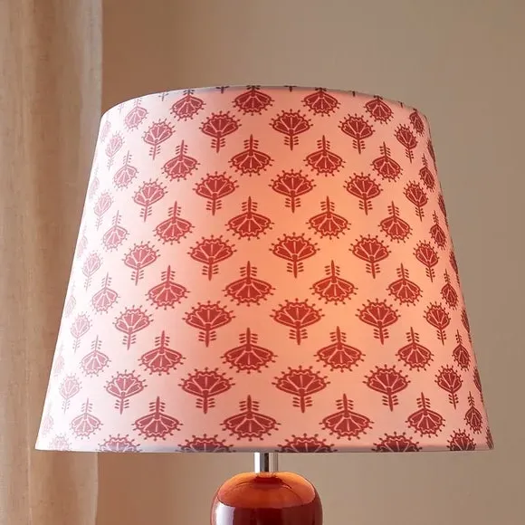 Louisa Tapered Lamp Shade - Pink, Polyester product