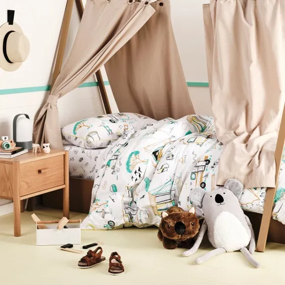 Down By The River Duvet Cover & Pillowcase Set - Cotton product