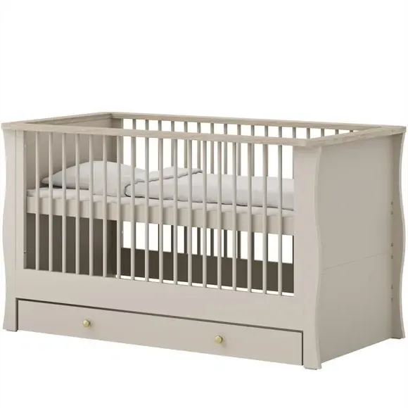Celeste Convertible Cot Bed - Cashmere, Grey Ash alternate view