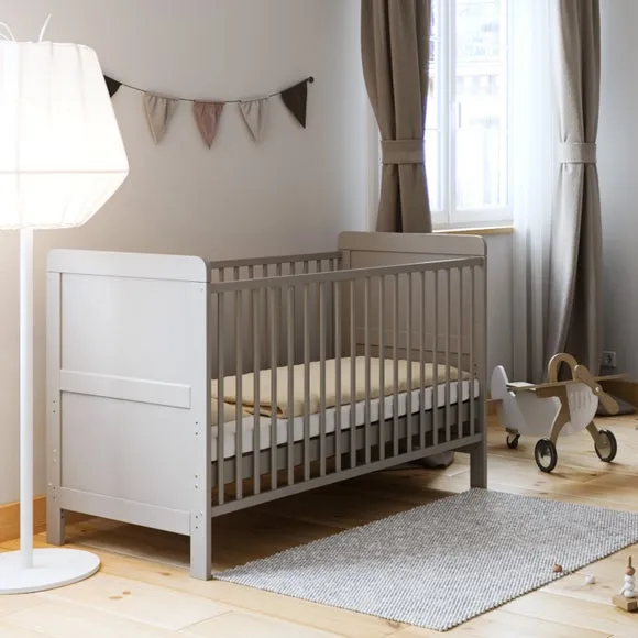 Classic Cot Bed with Teething Rails - Grey product