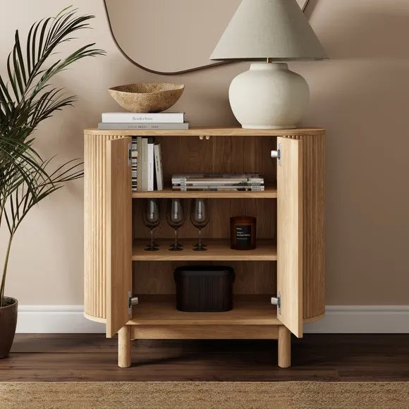 Mateo Curved Sideboard - Oak alternate view