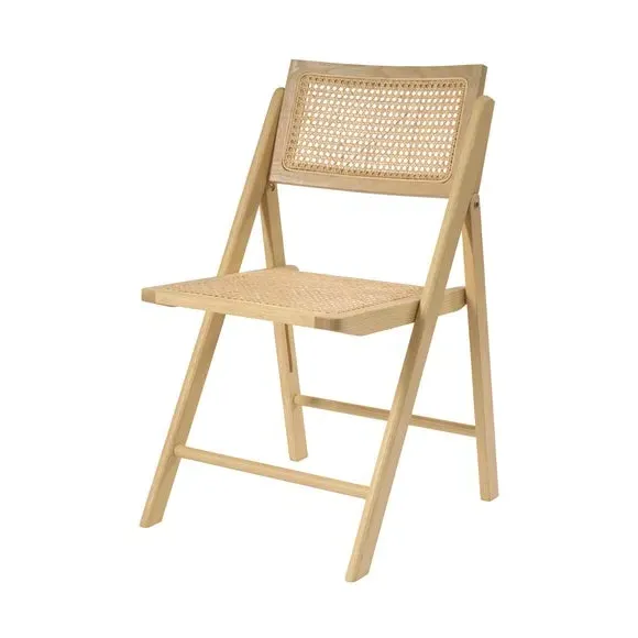 Ashton Foldable Rattan Dining Chair - Blonde alternate view