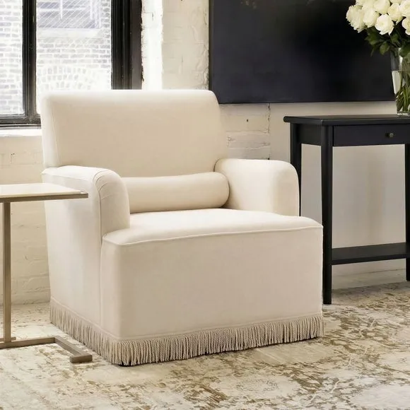 Josephine Accent Chair - Cream, Velvet product