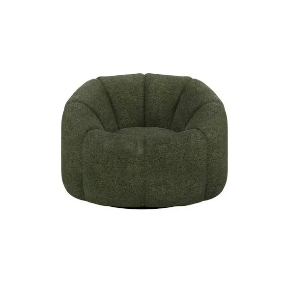 Neo Chenille Swivel Chair - Moss Green alternate view