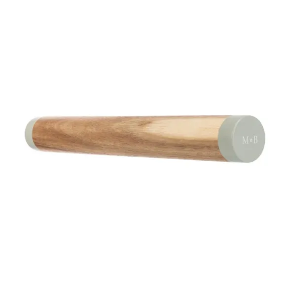 At Home Acacia Wooden Rolling Pin - Brown