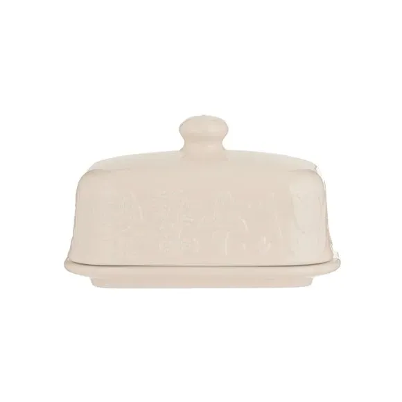 In the Meadow Butter Dish - Cream, Stoneware alternate view