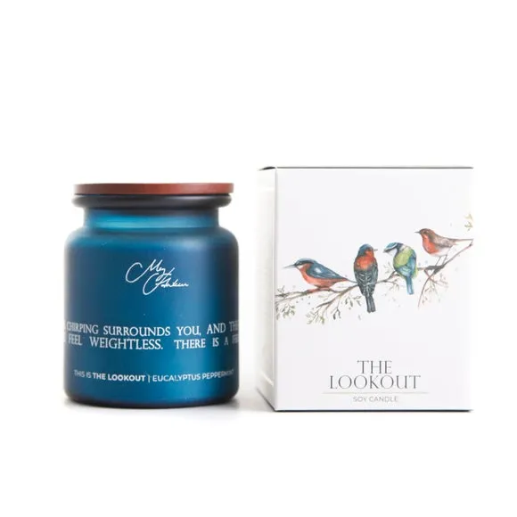 The Lookout British Birds Soy Candle - Blue product