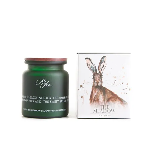 The Meadow Hare Soy Wax Candle - Green product