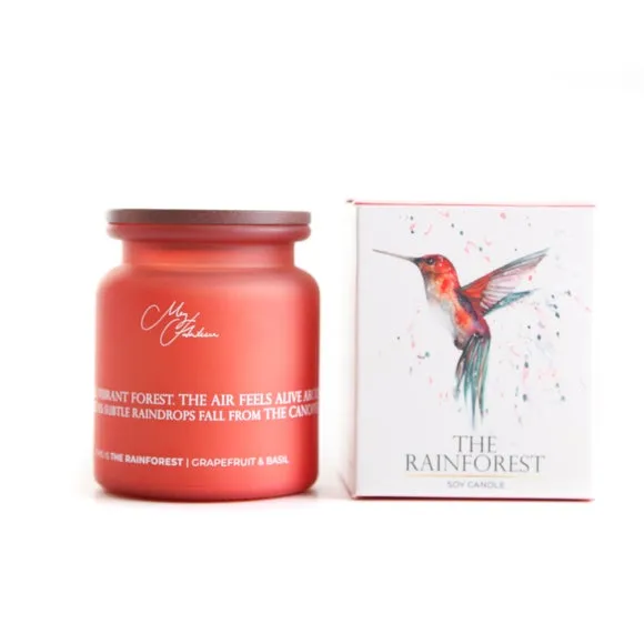 The Rainforest Hummingbird Soy Candle - Pink product