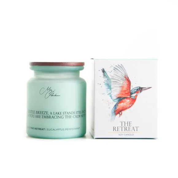 The Retreat Kingfisher Soy Candle - Blue product