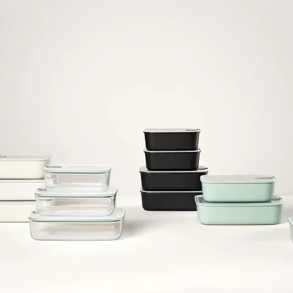 EasyClip Set of 3 Food Containers - Black alternate view