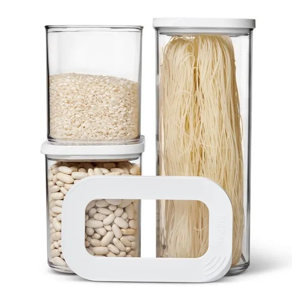 Modula Set of 3 Food Storage Containers - Clear product