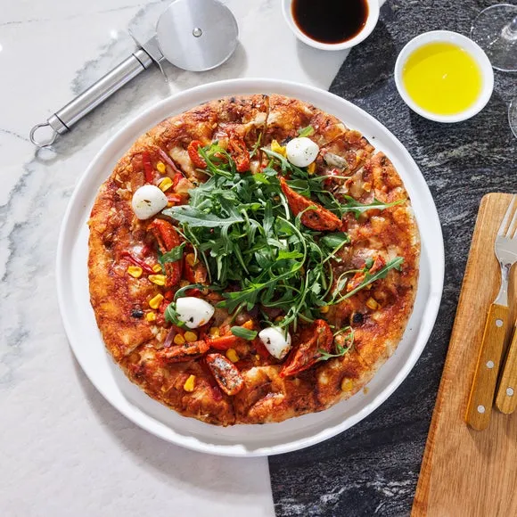 Mikasa Chalk Pizza Plate - White, Porcelain product