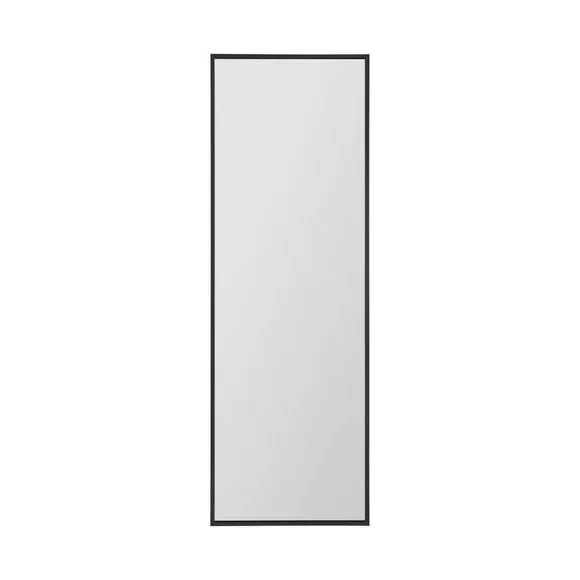 Full Length Wall Mirror - Black, Aluminium alternate view