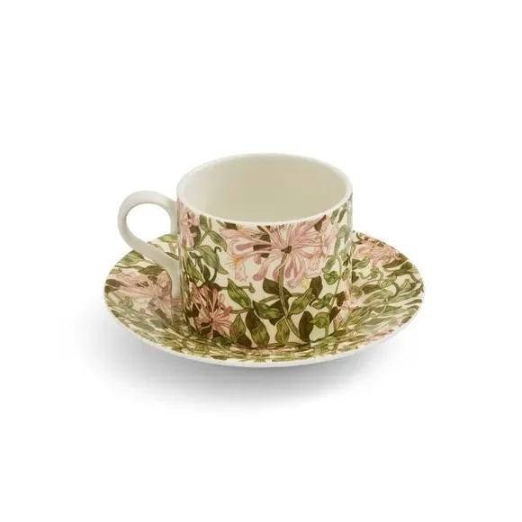 Morris & Co Honeysuckle Cup & Saucer - Pink, Porcelain alternate view