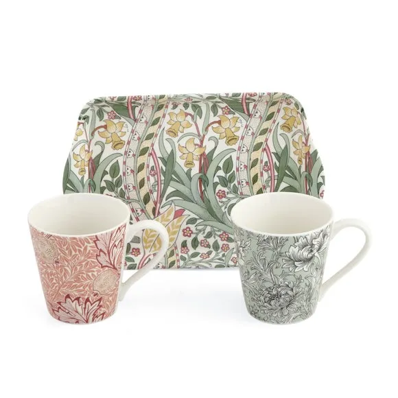 Morris & Co Pimpernel Mug & Tray Set - Multicolor alternate view