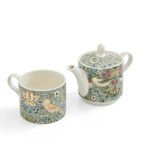 Morris & Co Strawberry Thief Tea for One Set alternate view