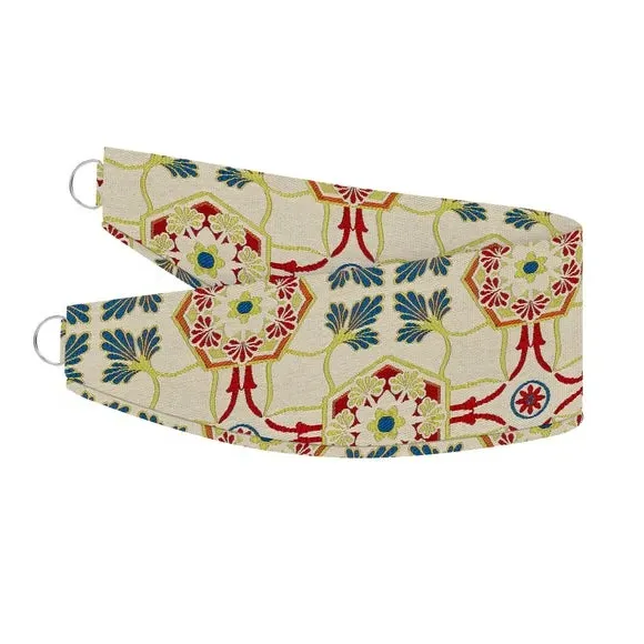 Curtain Tieback with Embroidery - Red alternate view