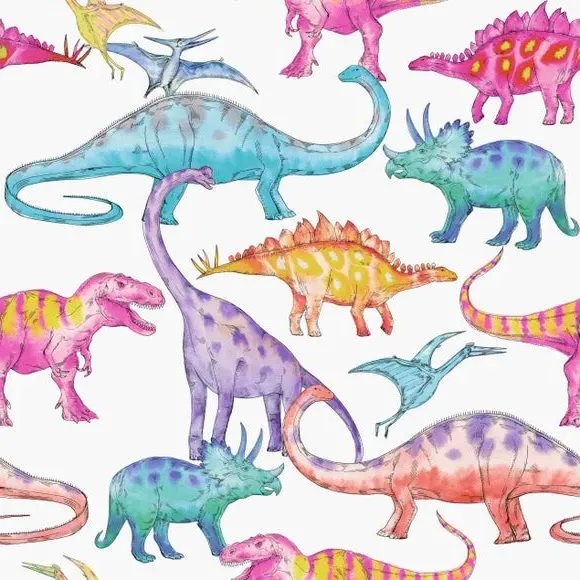 Natural History Museum Dinosaurs Gallery Wallpaper - Multicolor alternate view