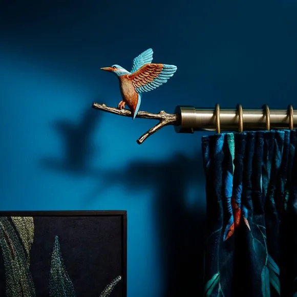Natural History Museum Kingfisher Finial Pair - Multicolor alternate view