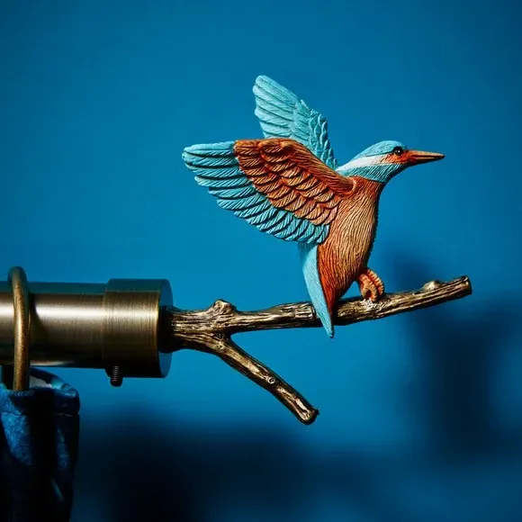Natural History Museum Kingfisher Finial Pair - Multicolor product