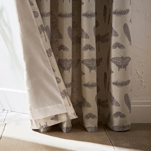 Nature Study Eyelet Curtains - Natural, Cotton by Dunelm, image 5