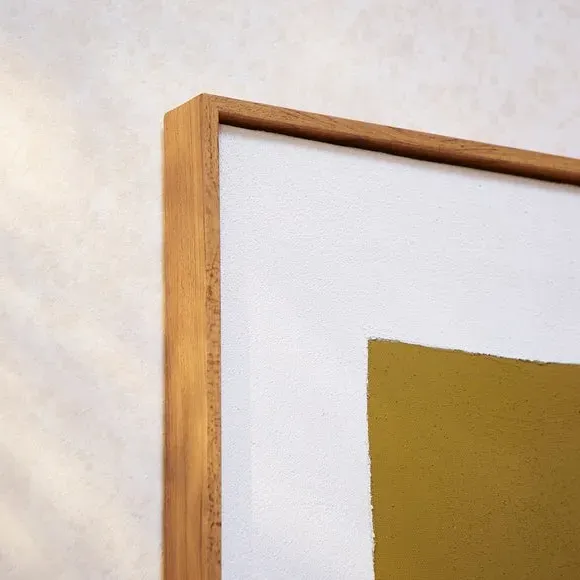 Origin of Colour The Greens Framed Canvas - Green alternate view