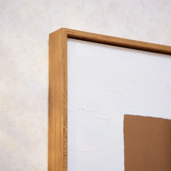 Origin of Colour The Neutrals Framed Canvas - Natural alternate view