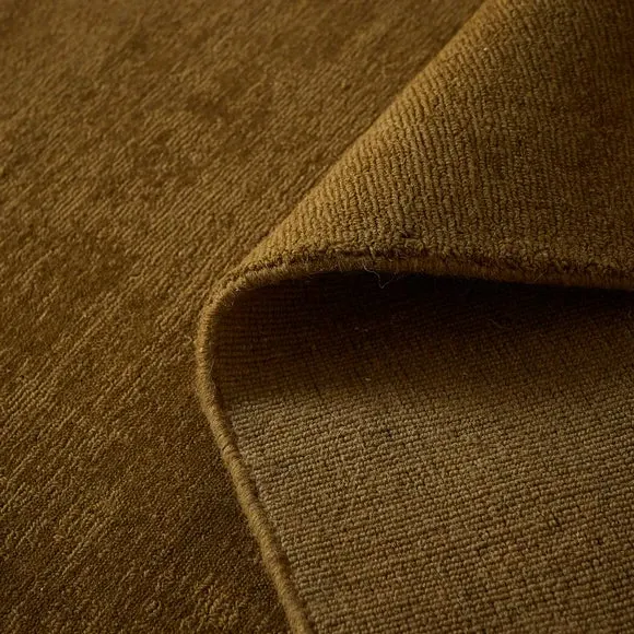 Werner's Nomenclature Wool Loop Rug - Oil Green, Wool by Dunelm, image 4