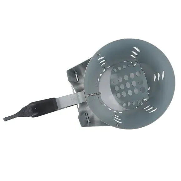 Norfolk Grills Charcoal Starter - Silver, Stainless Steel alternate view