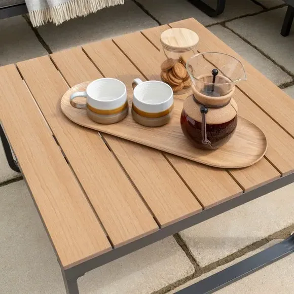 Billingford Mini 5-Piece Corner Outdoor Set - Grey, Aluminium alternate view