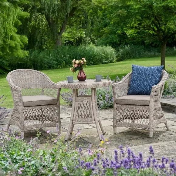 Cotswold Bistro Set - Black, Wicker product