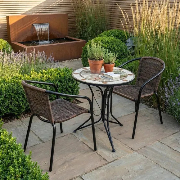 Estoril Bistro 60cm Outdoor Table Set - Natural product