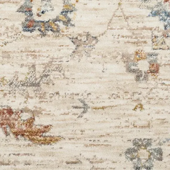 Antique Fusion Vintage Floral Rug - Ivory alternate view