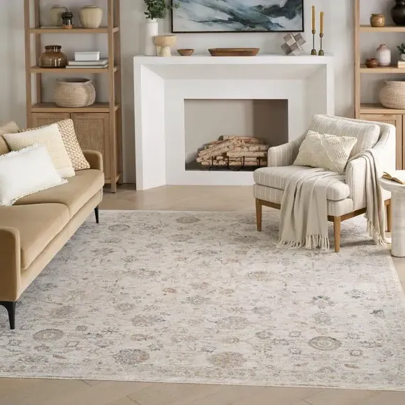 Antique Fusion Vintage Floral Rug - Ivory product