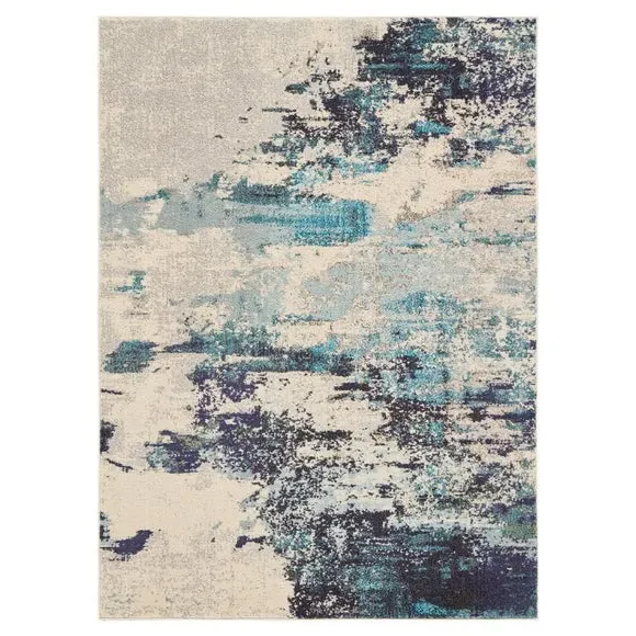 Celestial Area Rug - Teal alternate view