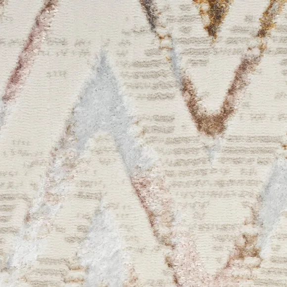 Herringbone Runner Rug - Pink, Velvet alternate view
