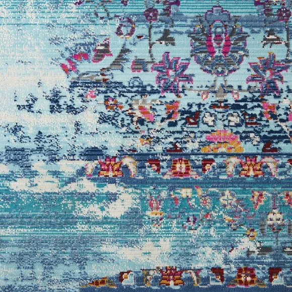 Vintage Kashan 2 Persian-Style Rug - Blue alternate view