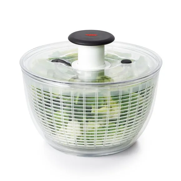 Salad Spinner with Brake Button - Clear product