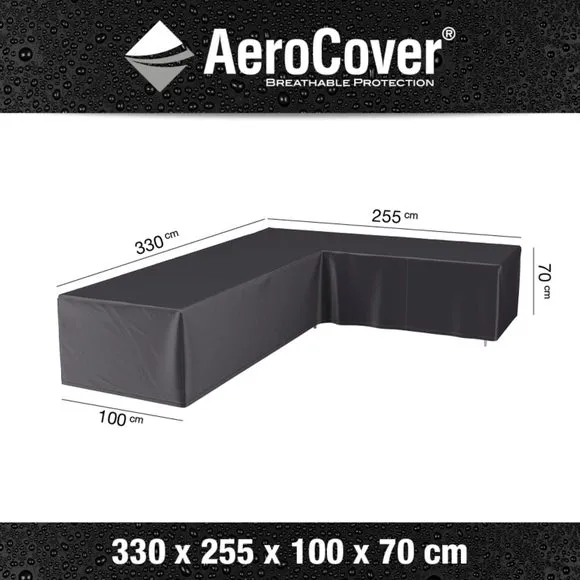 Aerocover L-Shaped Lounge Set Left Hand Cover - Grey alternate view